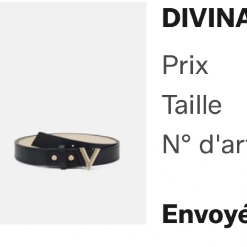 Mario Valentino belt “Navy blue” new with tag